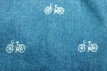 STR 10 Jeans blauw met witte fietsjes