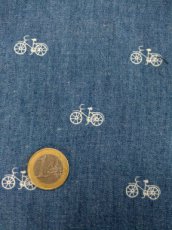 F01 F01 jeans met witte fietsjes